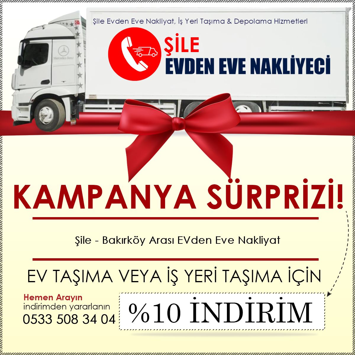 Şile - Bakırköy Arası EVden Eve Nakliyat