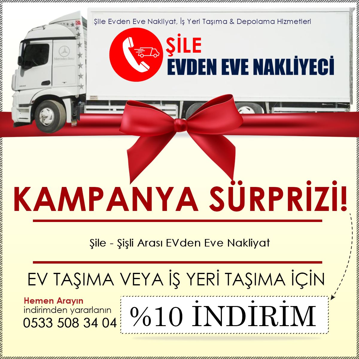Şile - Şişli Arası EVden Eve Nakliyat