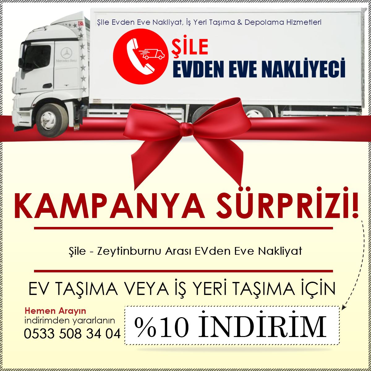 Şile - Zeytinburnu Arası EVden Eve Nakliyat